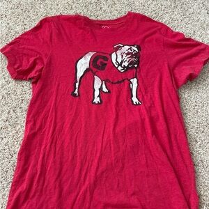 47 Red Georgia Bulldog T-Shirt